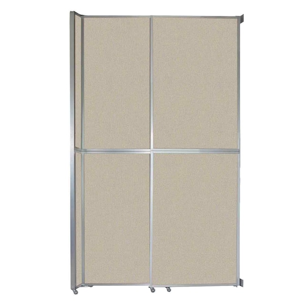 Operable Wall Sliding Room Divider 6'10" x 12'3" Sand Fabric